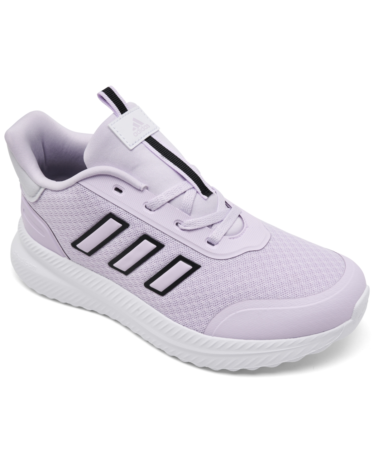 Adidas Originals Girls X Plrpath Casual Sneakers From Finish Line In Iced Lavender,core Black