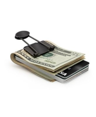 Men's Bill Binder - Money Clip & Credit Card Holder in Brushed