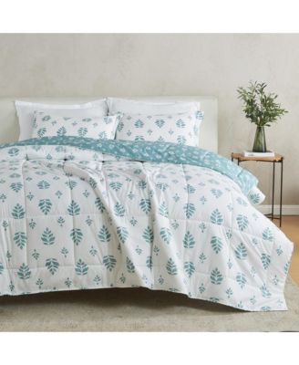 Reversible Down Alternative Printed Comforter Set