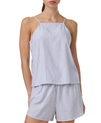 Women's 2-Pc. Striped Cami & Boxer Pajama Set