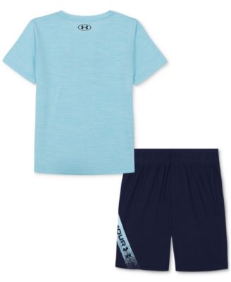 Toddler & Little Boys Tech Fade T-Shirt & Shorts, 2 Piece Set 
