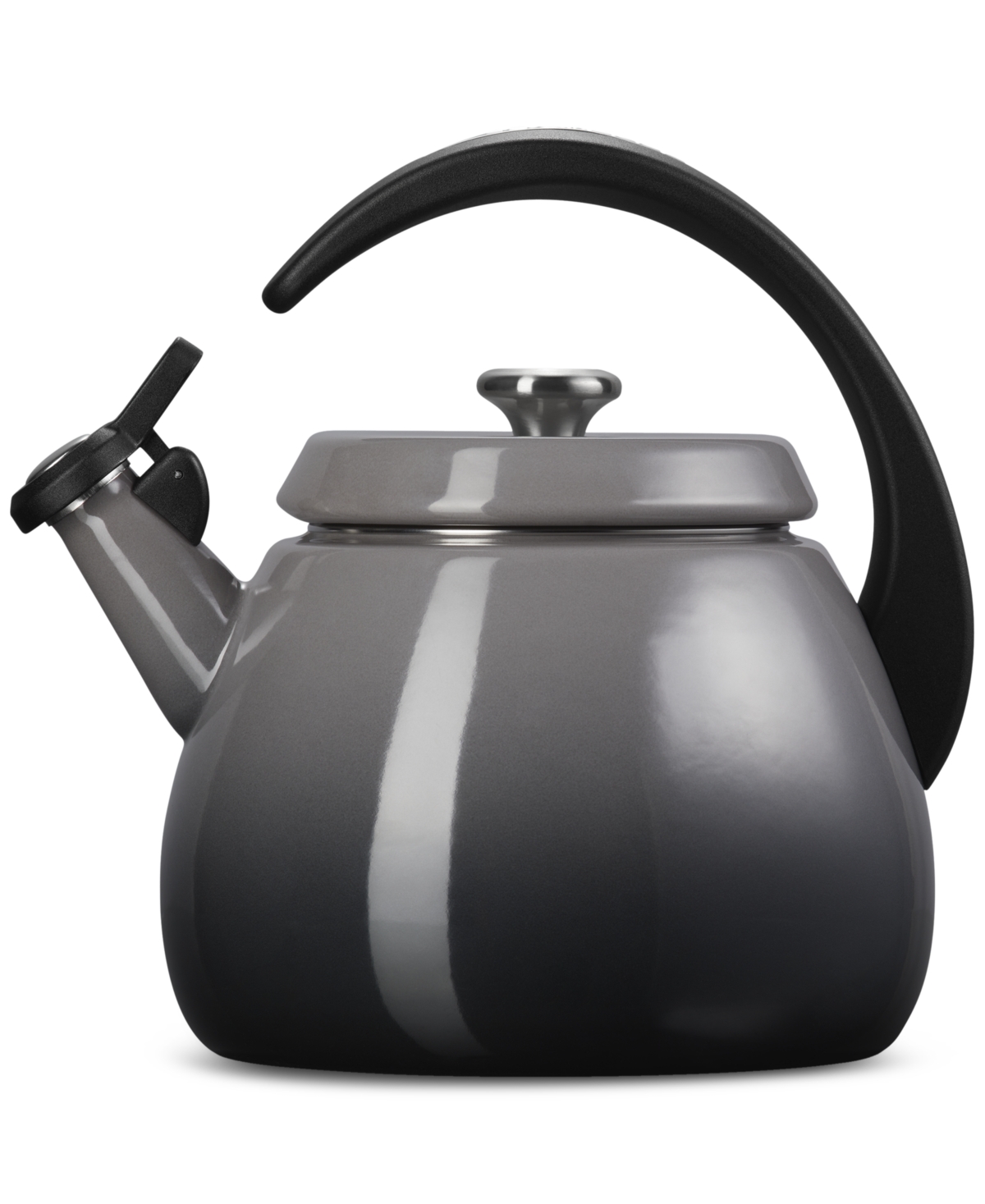 Le Creuset Enamel On Steel 2.2 Qt. Cloche Tea Kettle In Oyster