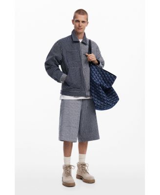 Men's Structured striped jacket