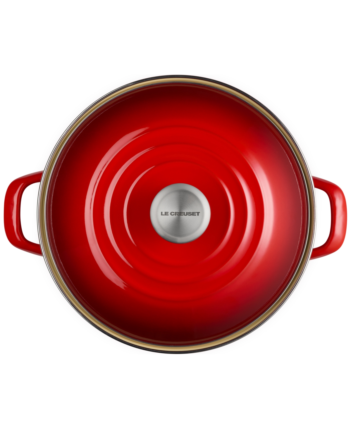 Le Creuset 10 Quart Enamel On Steel Stock Pot With Lid In Cerise