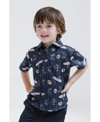 Boys Disney Button Down Shirt to