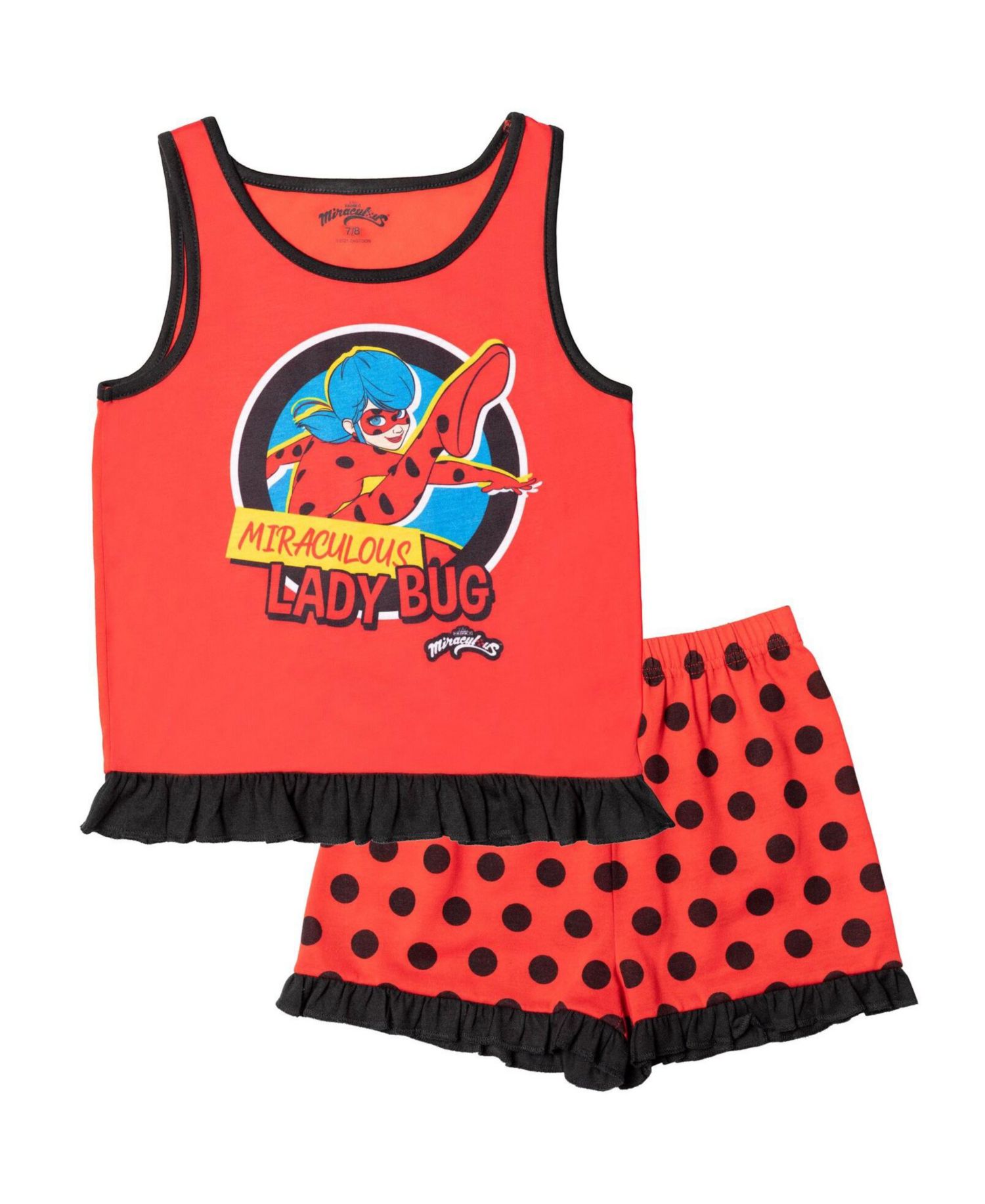 Girls Pajama Shirt and Shorts