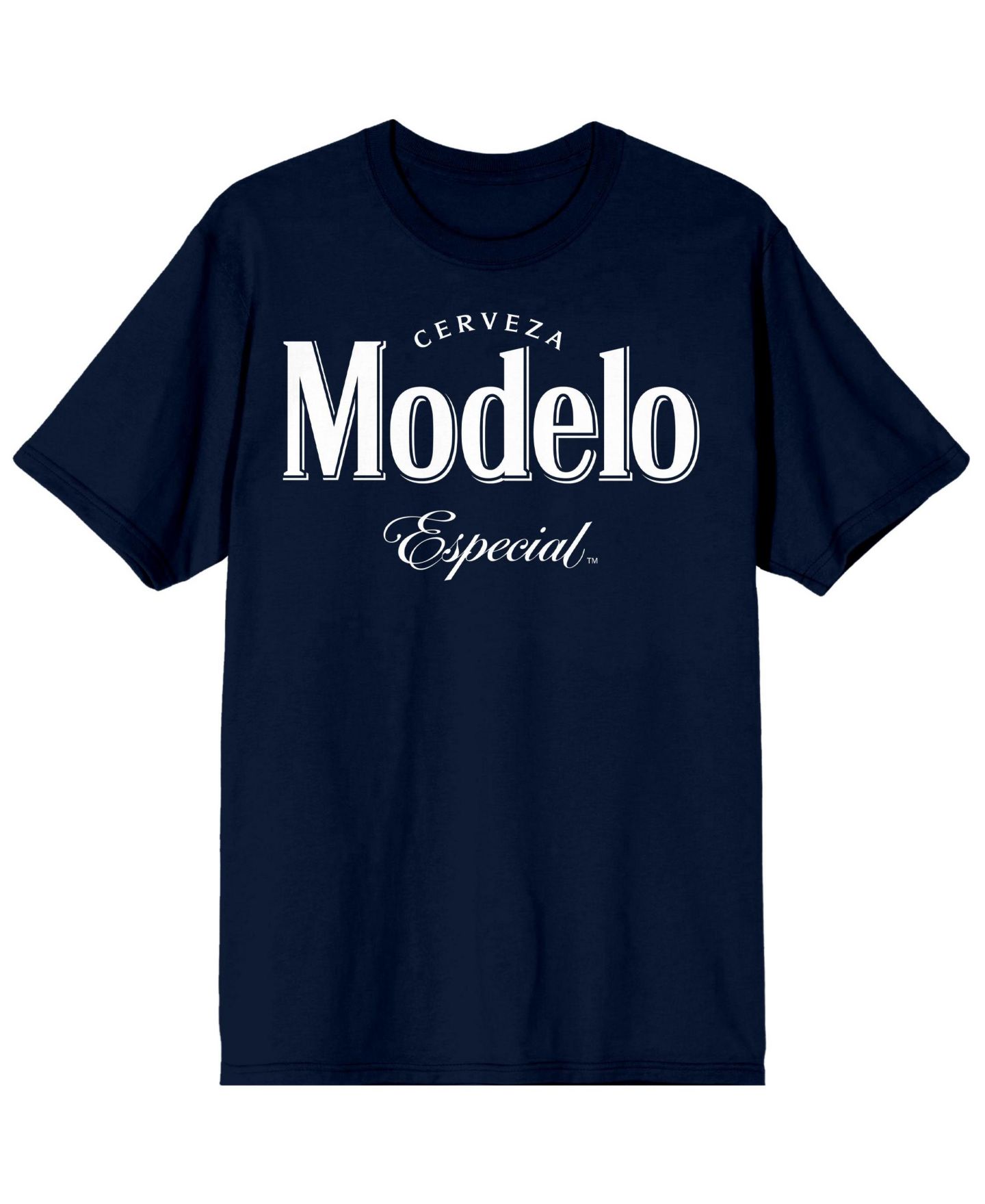 Мужская футболка Modelo Especial Logo Crew Neck, цвет: Синий — фото 1