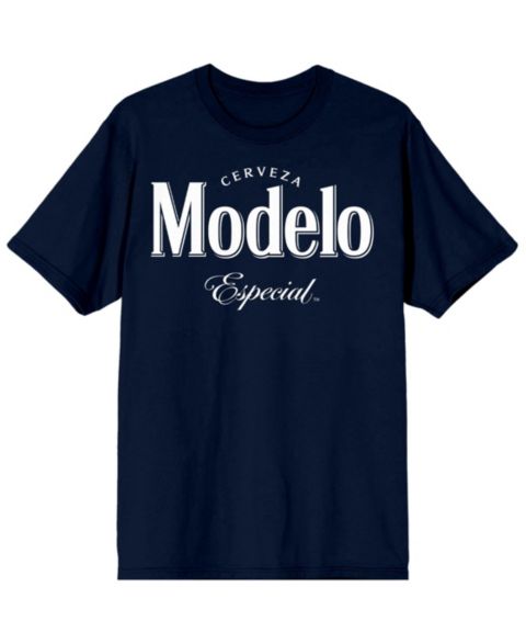 Мужская футболка Modelo Especial Logo Crew Neck, цвет: Синий