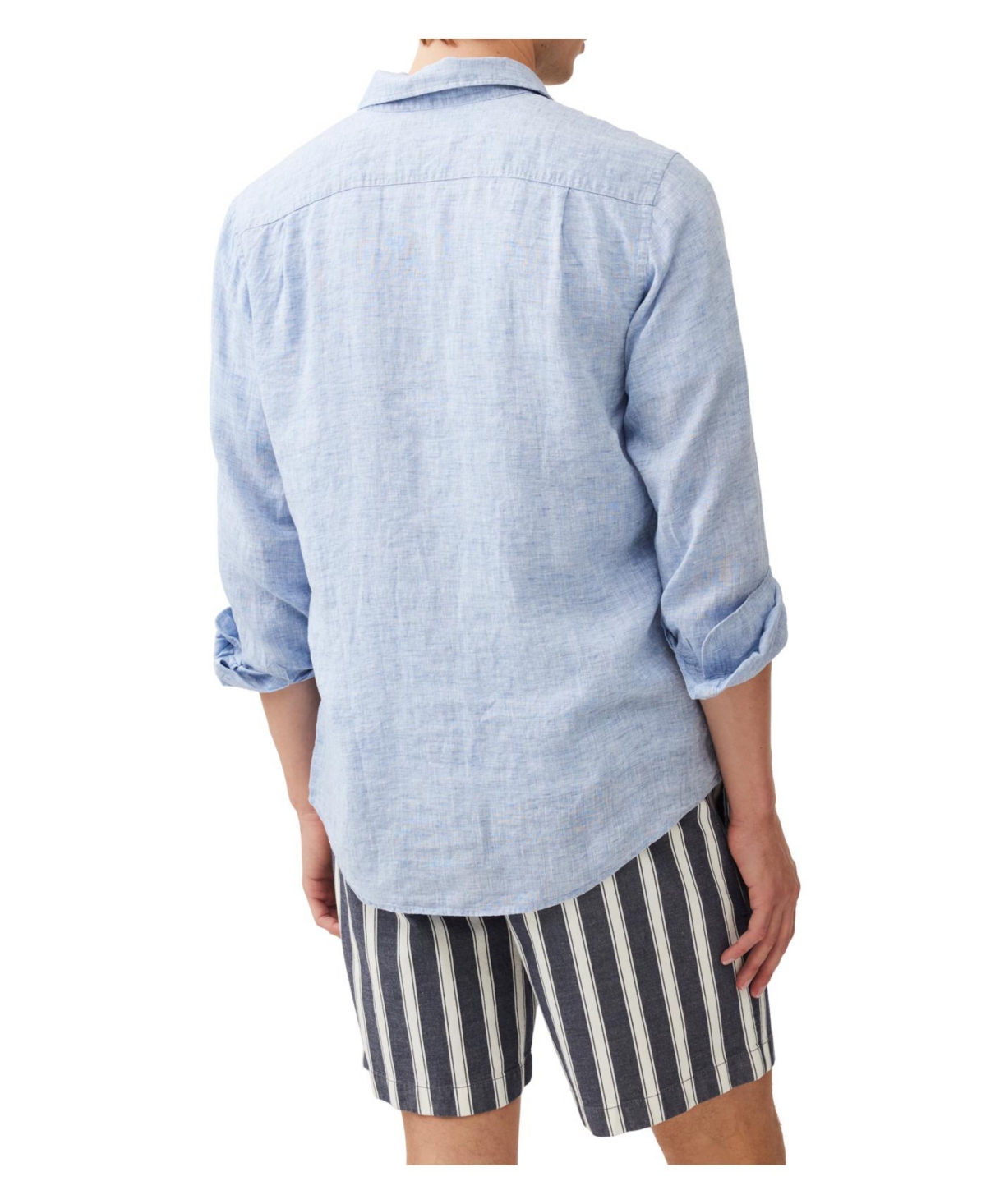 Rodd & Gunn Coromandel Button-up Linen Shirt In Blue