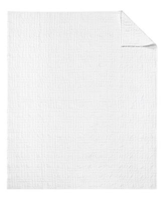 Melange Stitch Stitching Quilted Throw, 50" x 60"