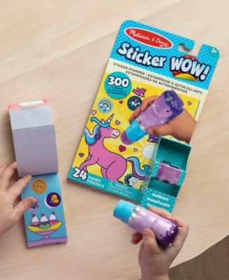 Sticker WOW Purple Unicorn Bundle