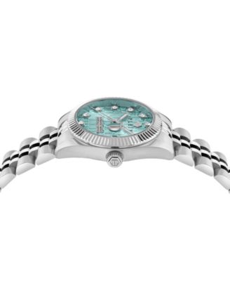 Women's Date Superlative Stainless Steel Bracelet Watch 28mm