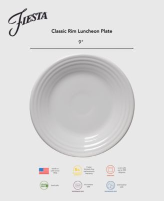 Linen Classic Rim Luncheon Plate