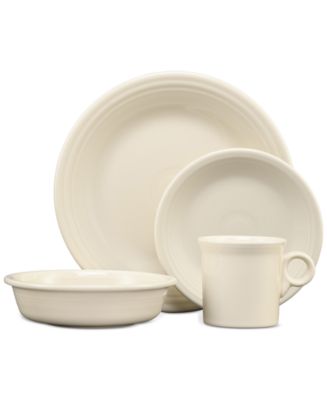 PEONY Fiesta Classic Rim 4-Piece Place Setting - Macy's