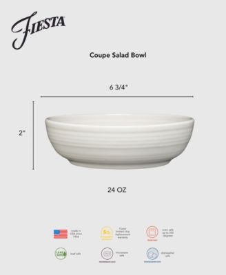 Linen Bistro Coupe Salad Bowl