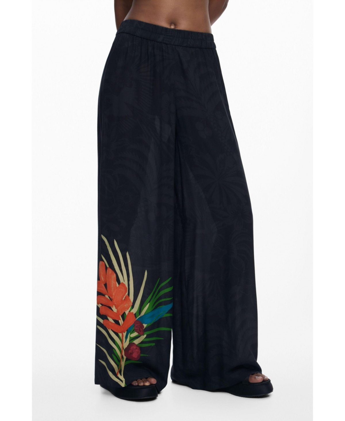 Women's Tropical long pants - Black