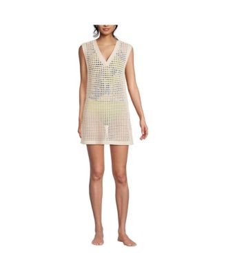 Women's Open Knit Cover-up Dress