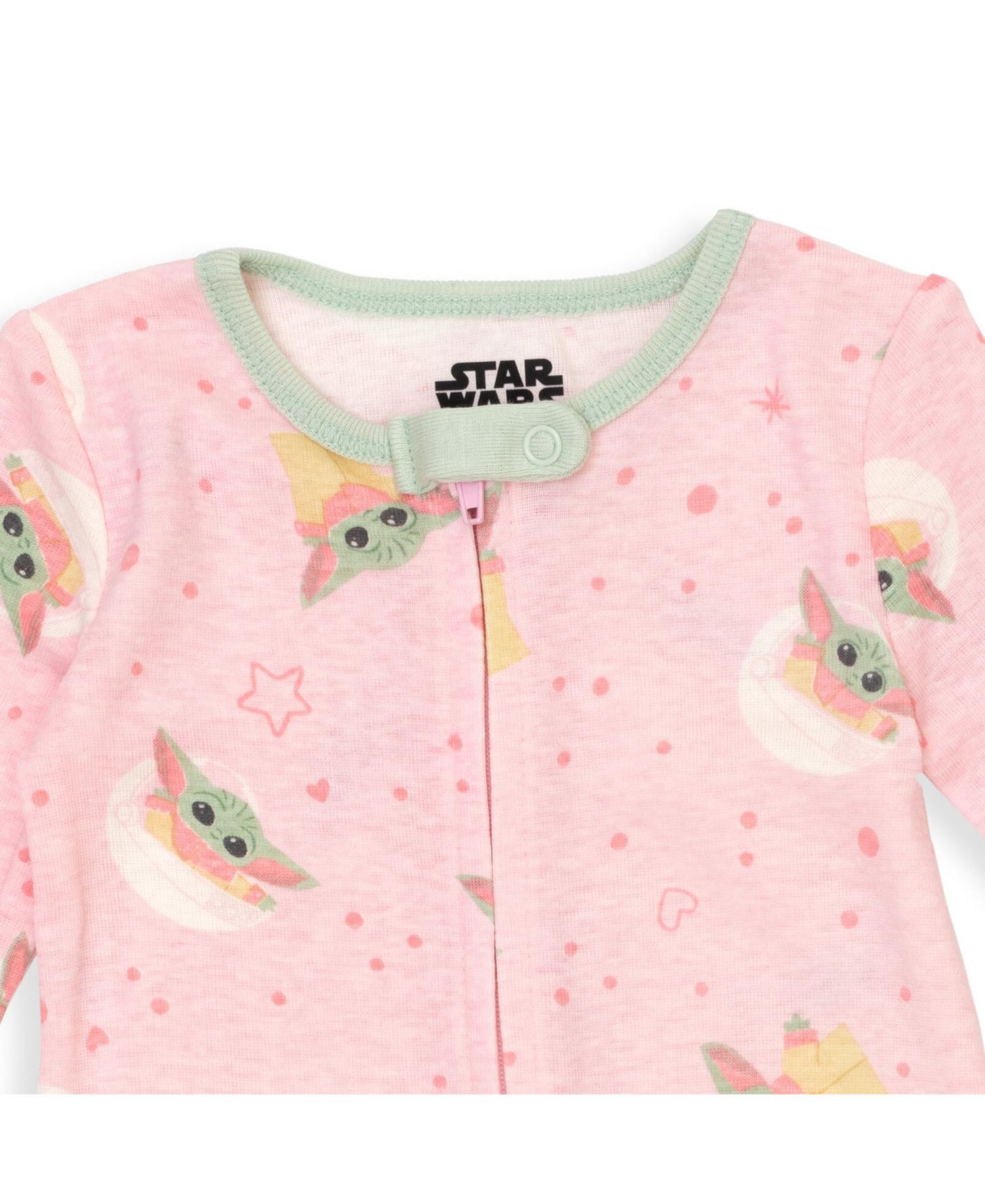 Baby Girls The Mandalorian Grogu 2-Pack Footed One Piece Sleep N' Play