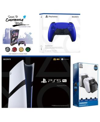 PlayStation 5 Pro with Extra  Controller, Dual Charging Dock and MightySkins Decal Voucher