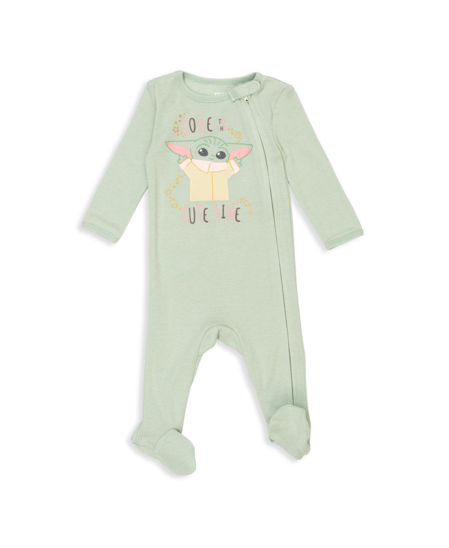 Baby Girls The Mandalorian Grogu 2-Pack Footed One Piece Sleep N' Play