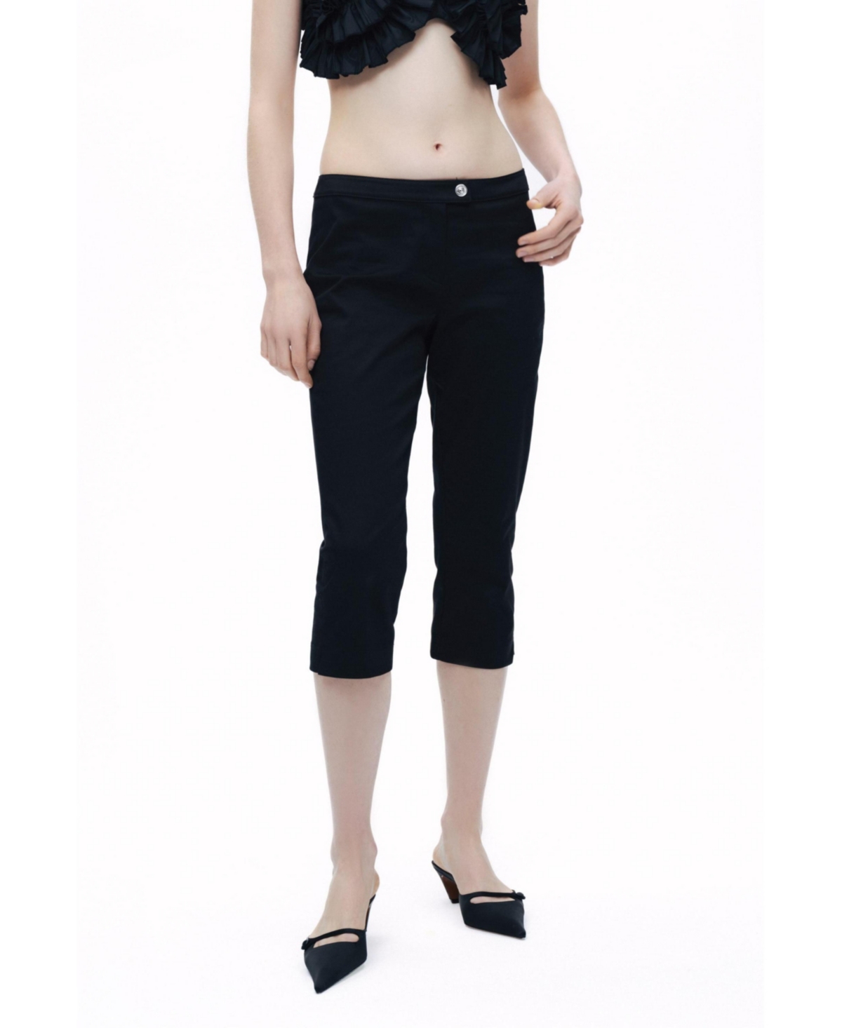 Women's Bermuda Pants - Black