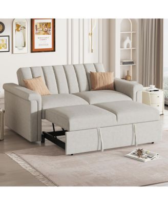 Convertible Soft Cushion Sofa Pull Bed ,for Two People to Sit On