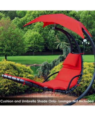Replacement Cushion and Umbrella Fabric for Outdoor Hanging Lounge Chair
