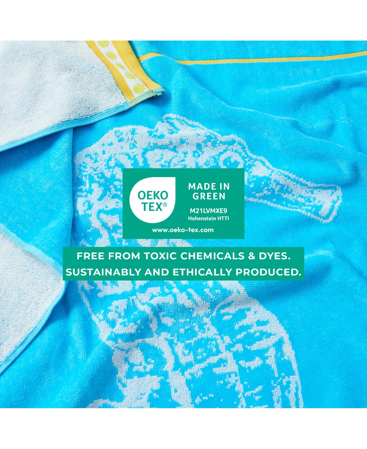 Linery & Co. 100% Cotton Jacquard 2 Pack Summer Beach Towels