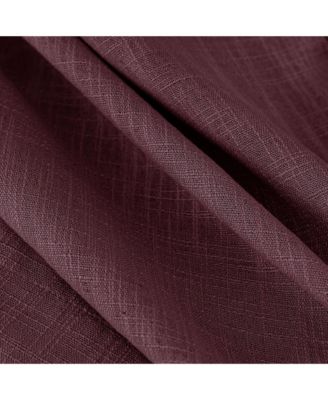 Linen Blend Privacy and Light Filtering Texture Grommet Pair(2 Panels)