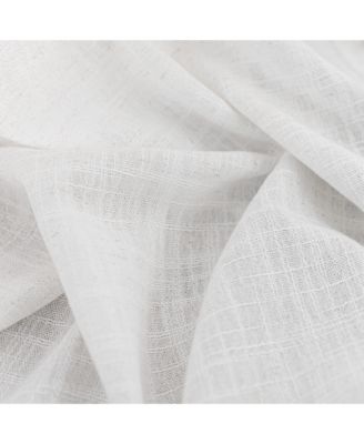 Linen Blend Privacy and Light Filtering Texture Grommet Pair 2 Panels