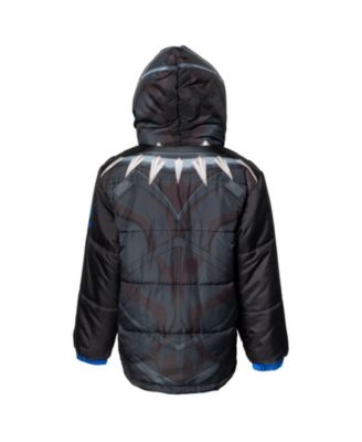 Avengers Boys The Hulk Zip Up Winter Coat Puffer Jacket