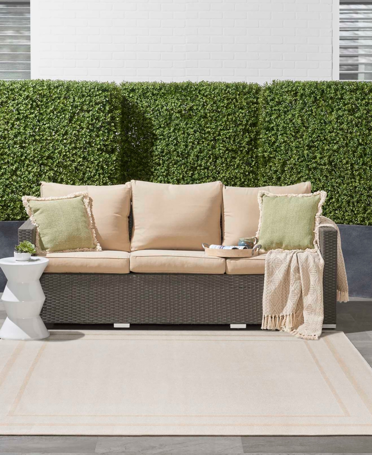 Nourison Home Nourison Essentials NRE02 6'x9' Outdoor Area Rug