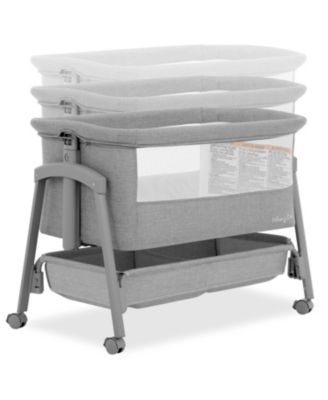Kids Calypso Portable Bassinet with Wheels in Black