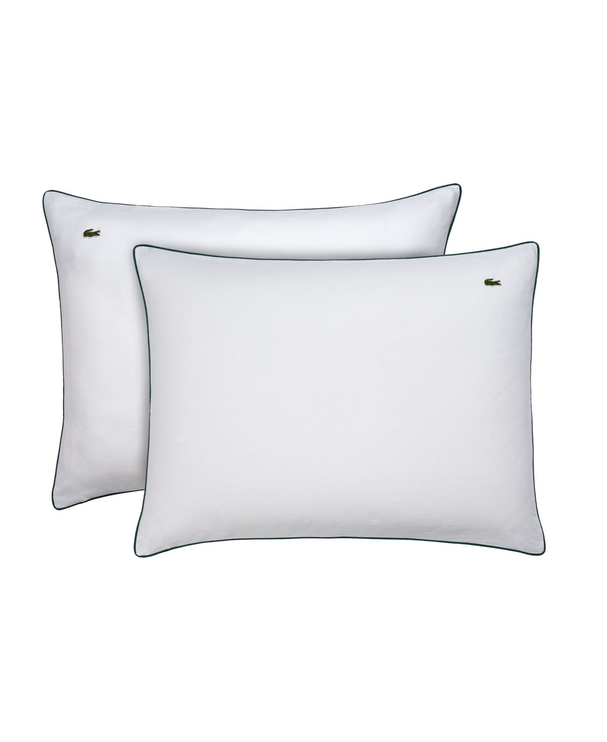 Lacoste Home Tiebreak Cotton 3-pc. Comforter Set, King In White,green