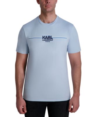 KARL LAGERFELD PARIS - Men's Logo Race Stripe T-Shirt