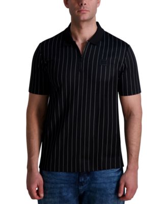 KARL LAGERFELD PARIS - Men's Stripe Polo Shirt