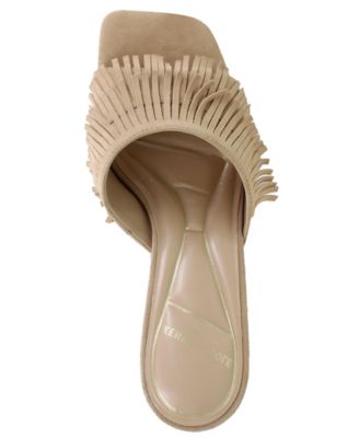 Women's Darby Fringe Slip On Dress Sandals