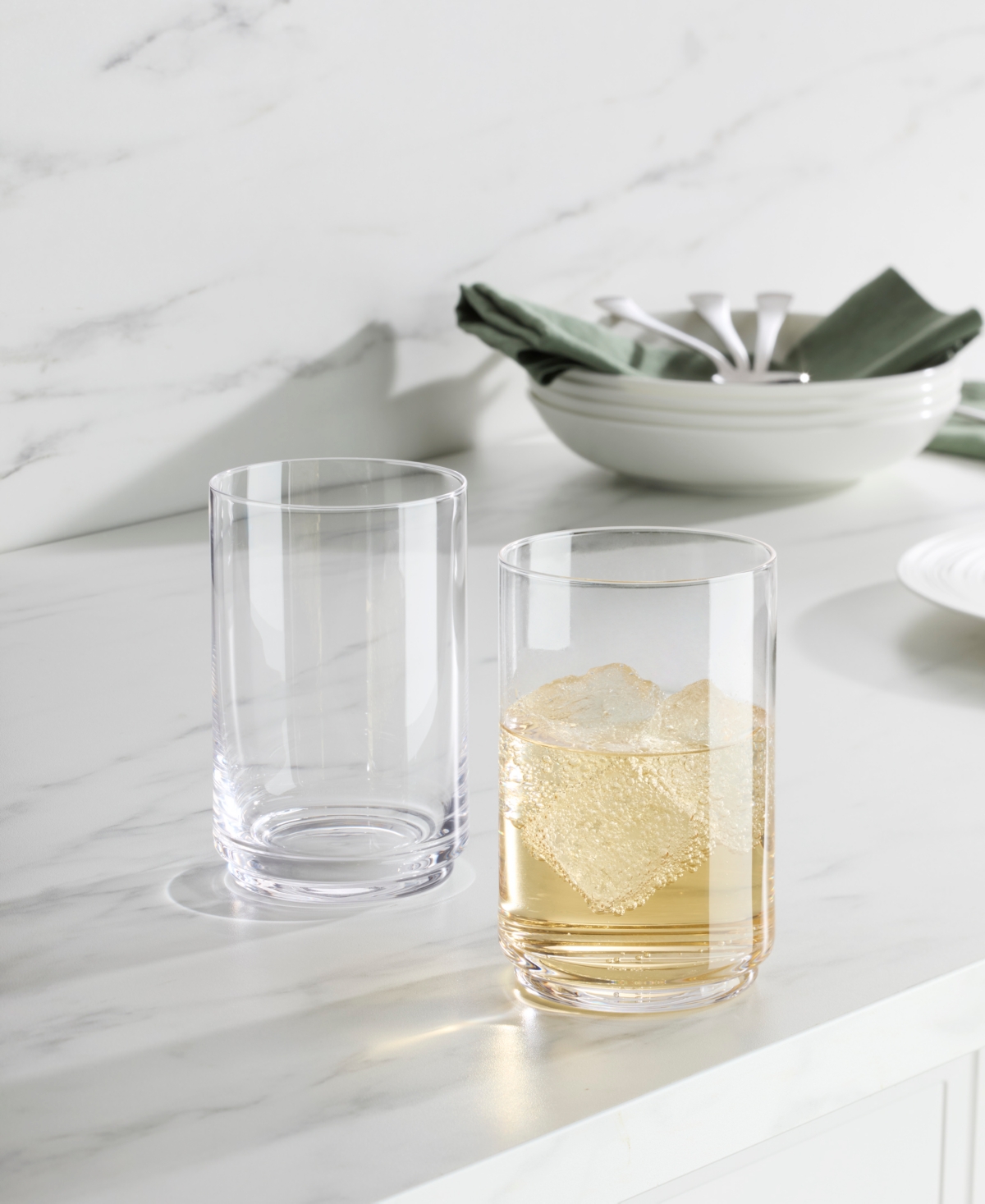 Lenox Tuscany Classics Stackable Cooler Glasses, Set Of 6 In Clear