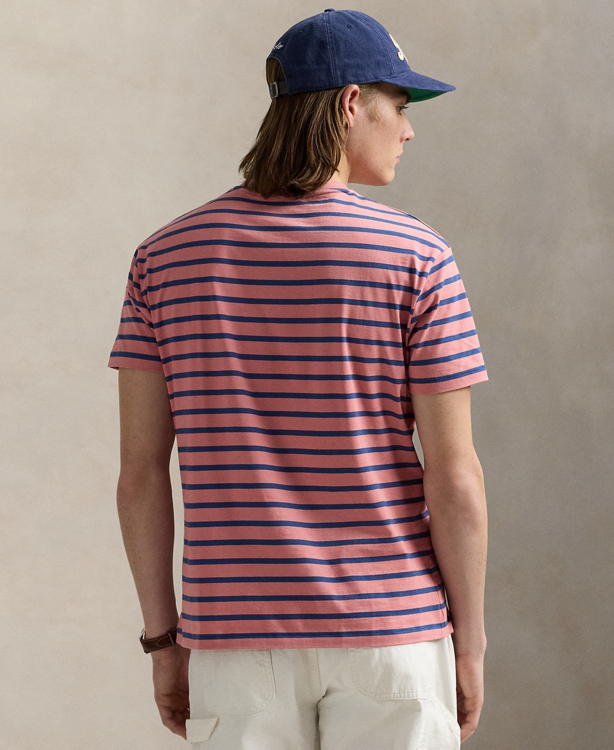 Polo Ralph Lauren Men's Classic-fit Striped Cotton Jersey T-shirt