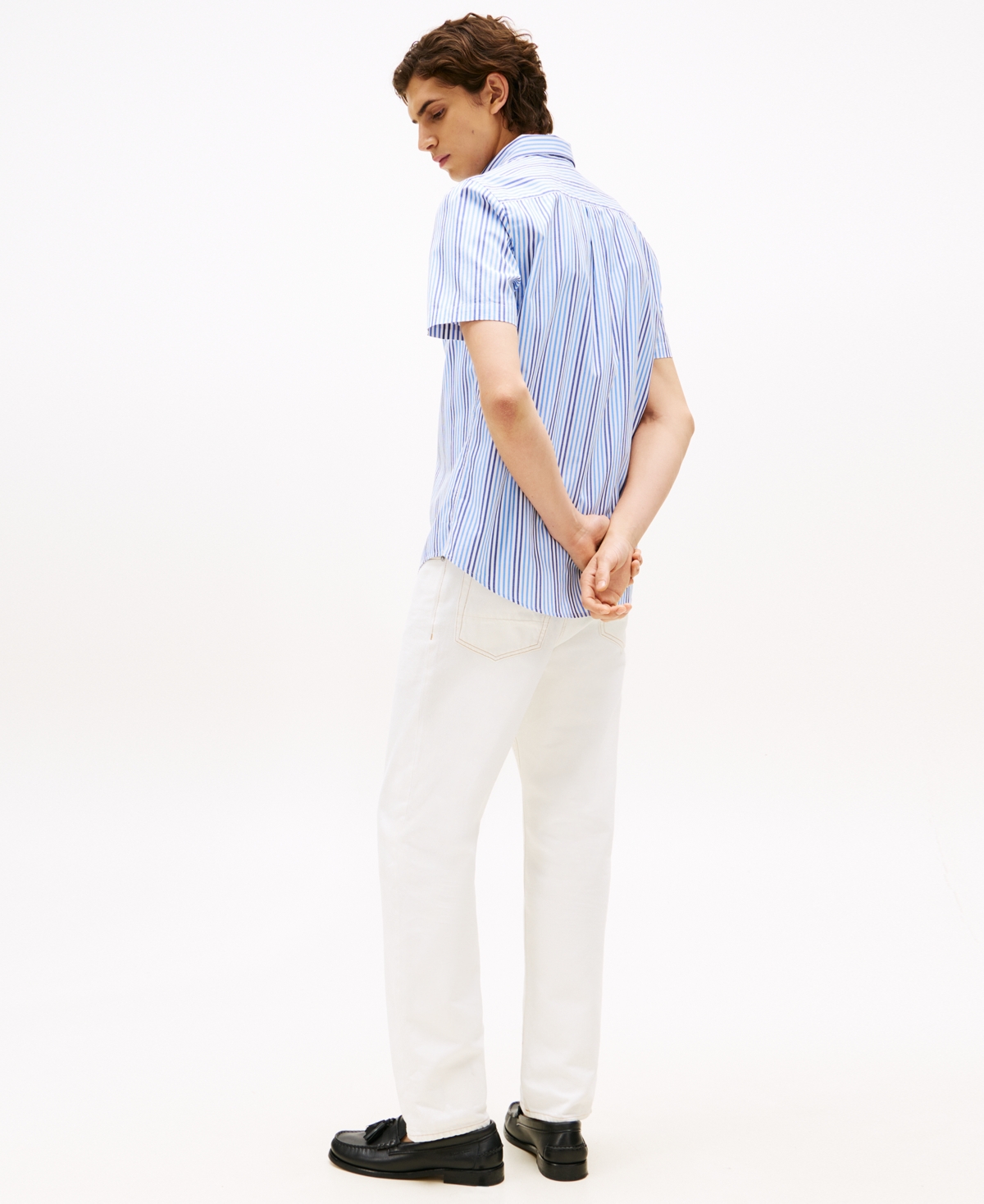 Tommy Hilfiger Men's Americana Stripe Shirt In Multi