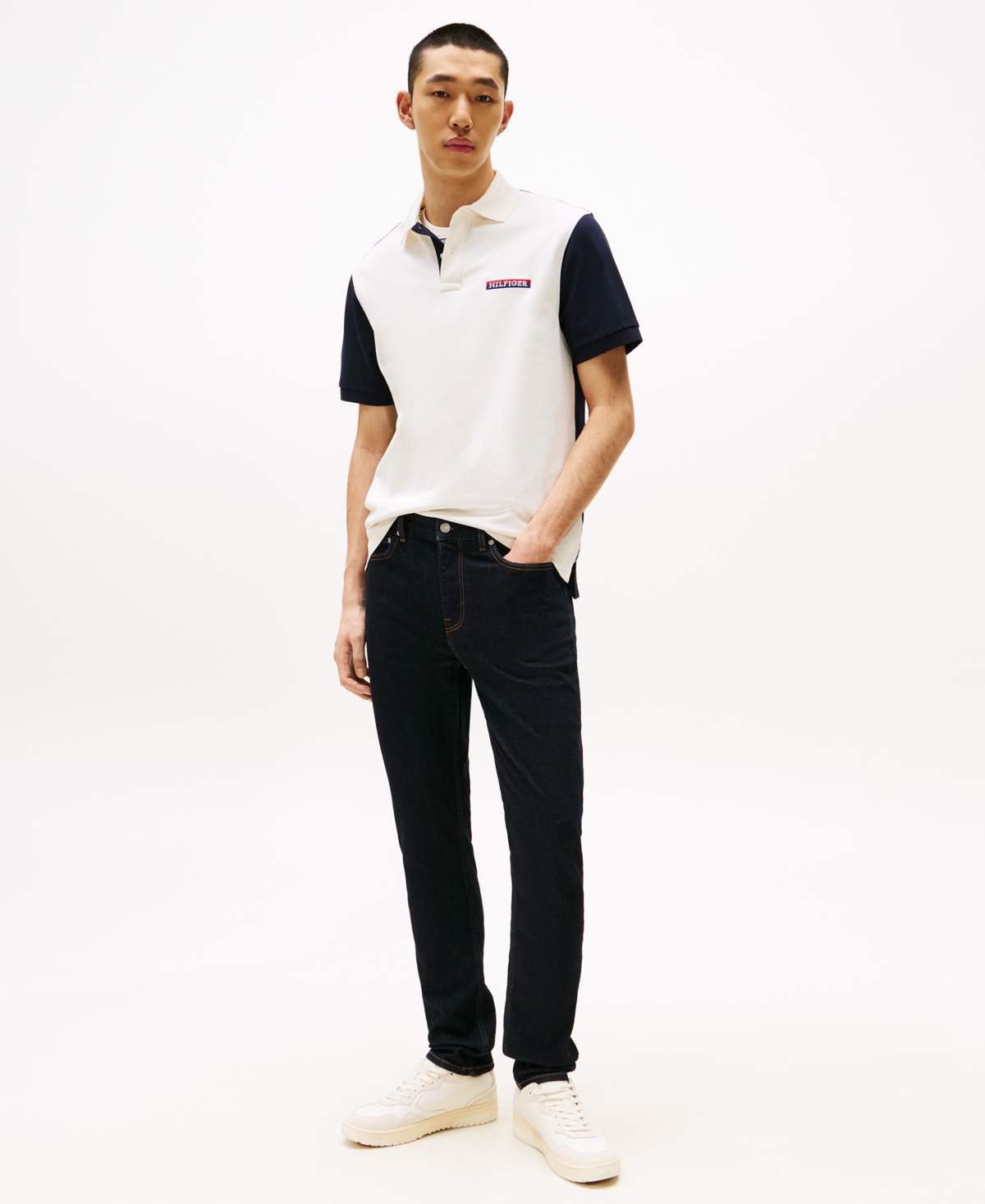 Tommy Hilfiger Men's Archive Colorblock Polo Shirt In Multi