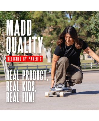 31" x 8" 8-Ply Maple Deck Glide Drop Through Longboard Skateboard for Ages 5+ Max 220 lbs, 70mm Wheels, ABEC-7 Bearings