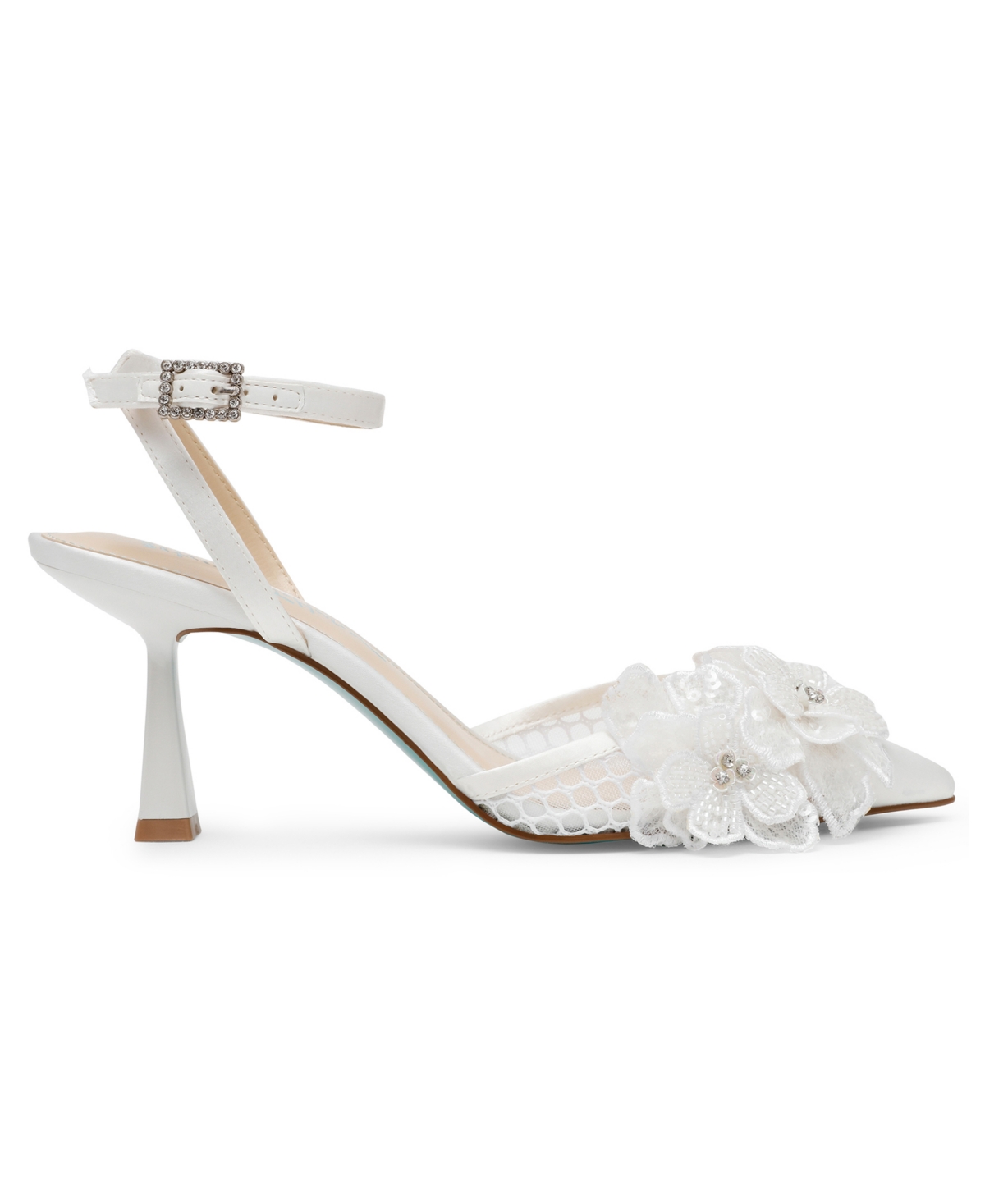 Betsey Johnson Women's Susie Flower Pointed Toe Pumps In Ivory