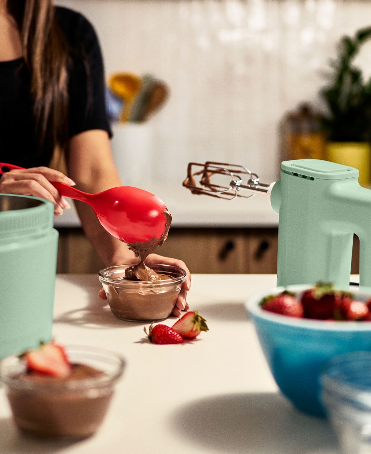 Shop Bella 3.5-quart Hand And Stand Mixer In Seaglass