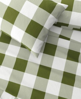 Ultra-Soft Turkish Cotton Plaid Flannel Sheet Set