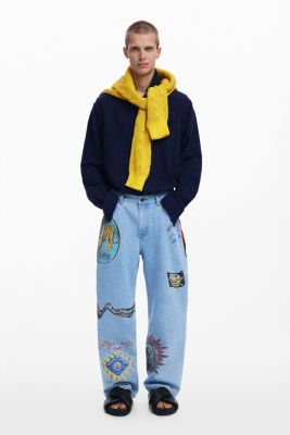 Men's Patchwork jeans