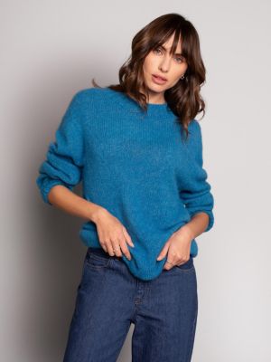 Women's Alpaca Cotton Slouch Sweater