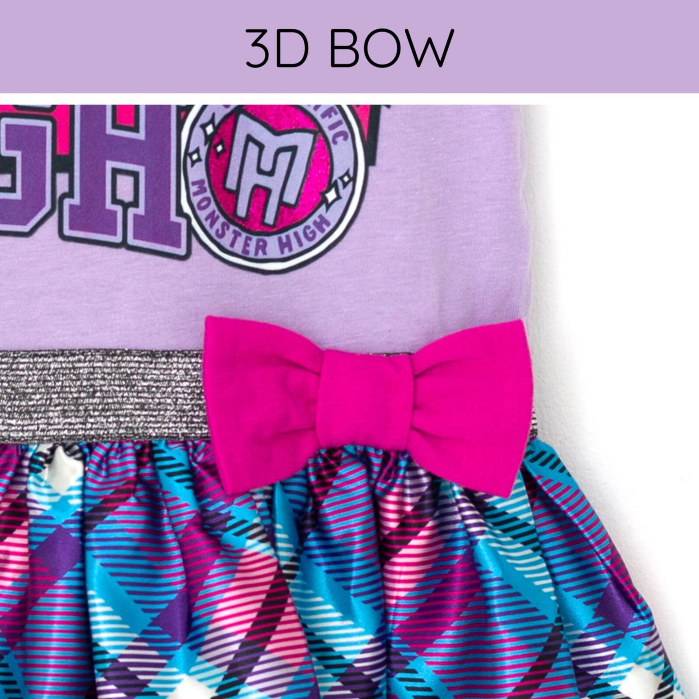 Платье Monster High Mattel Dress для девочек, цвет: Фиолетовый — фото 5