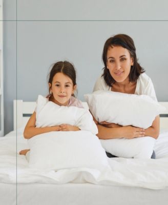 Square Pillow Insert - 22"x22" | Pack of 2 | Feather and Down Filling | Machine Washable | Made in USA