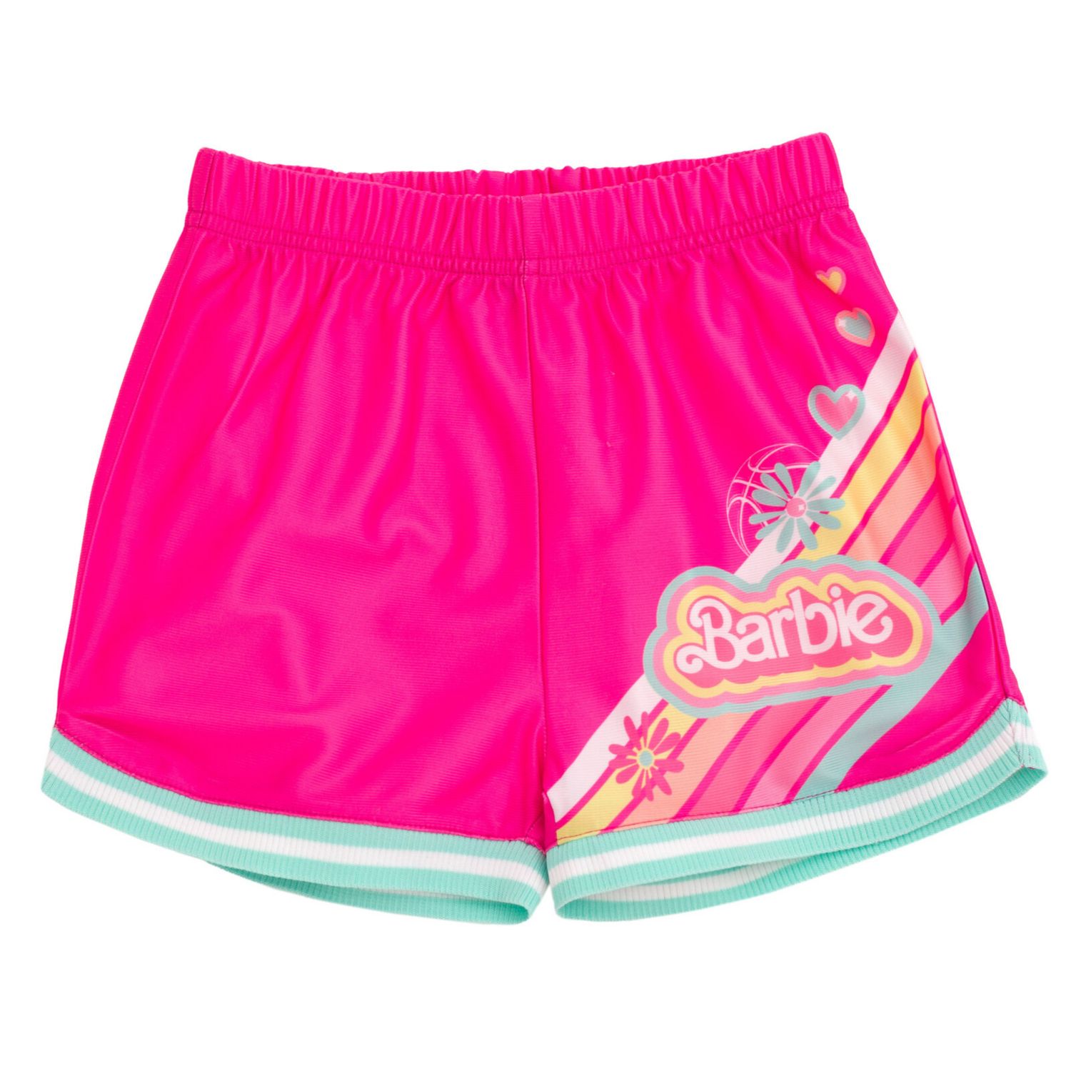 Girls Jersey Athletic Tank Top and Shorts Outfit Set